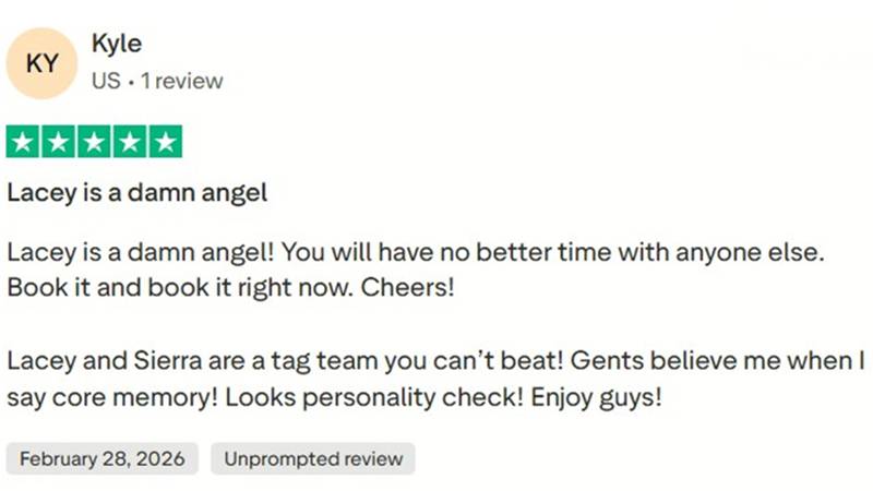Trustpilot client review