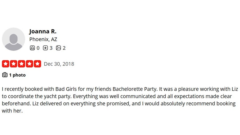 Yelp client review