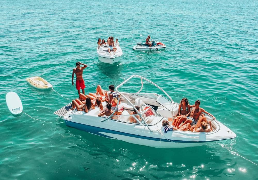 Boat party in Orange County.
