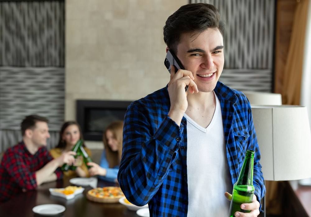 Man calling Bad Girl Productions™ in Miami.