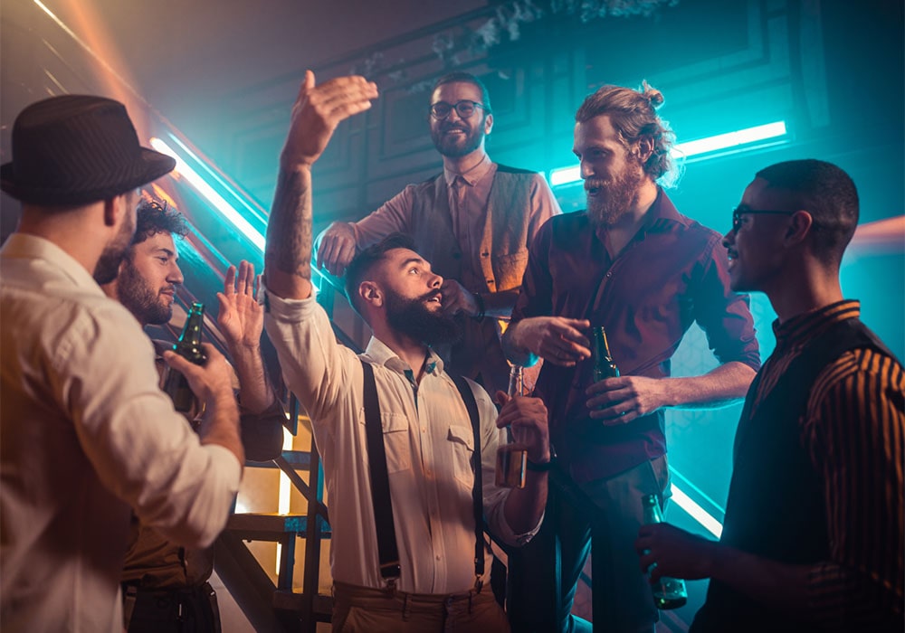 Party group in San Diego.