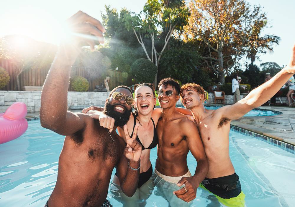 Pool party in Scottsdale.